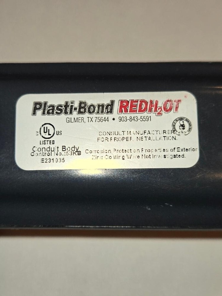 Plastic-Bond E231035 Form C PRC27 3/4 conduit