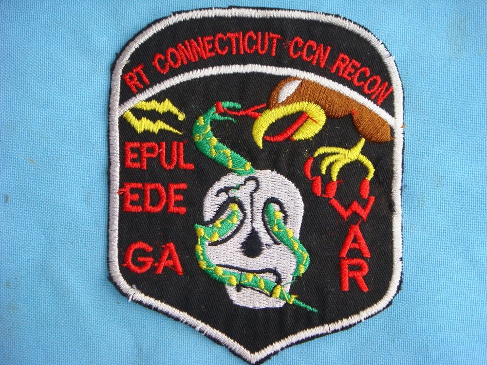 VIETNAM WAR PATCH, US MACV SOG RT CONNECTICUT CCN