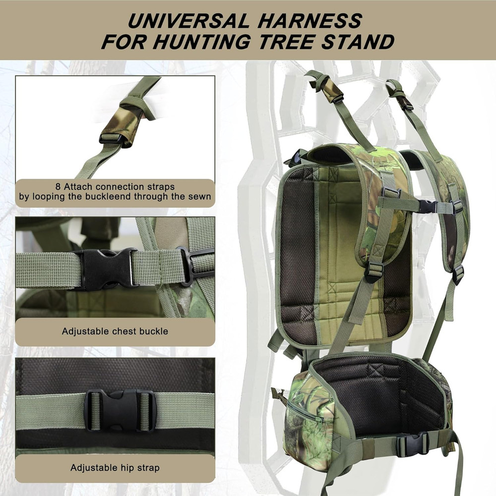 MYDAYS Universal Tree Stand Transport System, Lightweight Tree Stand Carrier wit