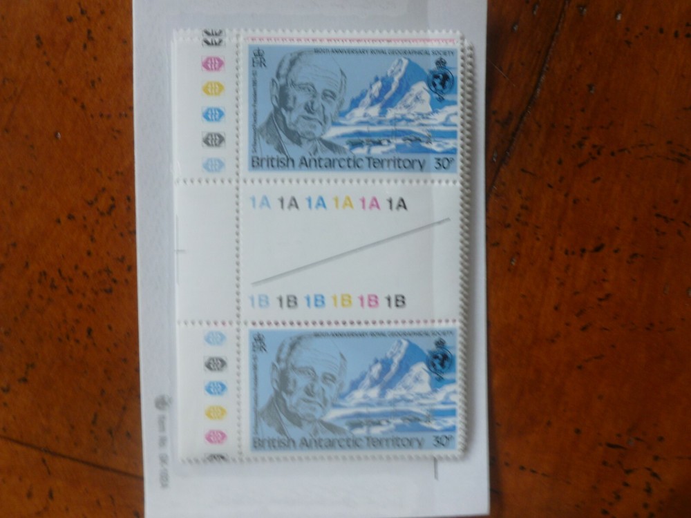 Mint NH British Antarctic Territories Scott # 76 - 81 Gutter Pair