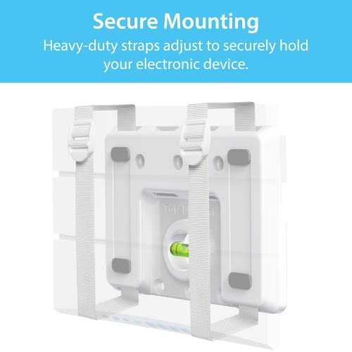 Universal Mount for Electronics – Adjustable Strap Wall Mount for Your