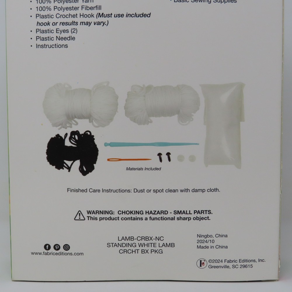 Lamb Complete Crochet Kit – By Needle Creations, New