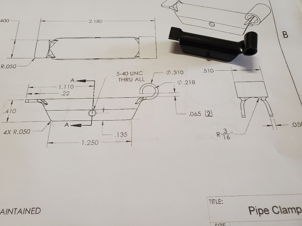 Sheridan /Benjamin set screw rear sight base only