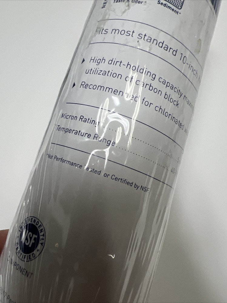 Pentair C1 5 Micron Standard 10 Inch Undersink Carbon Impregnated Water Filter