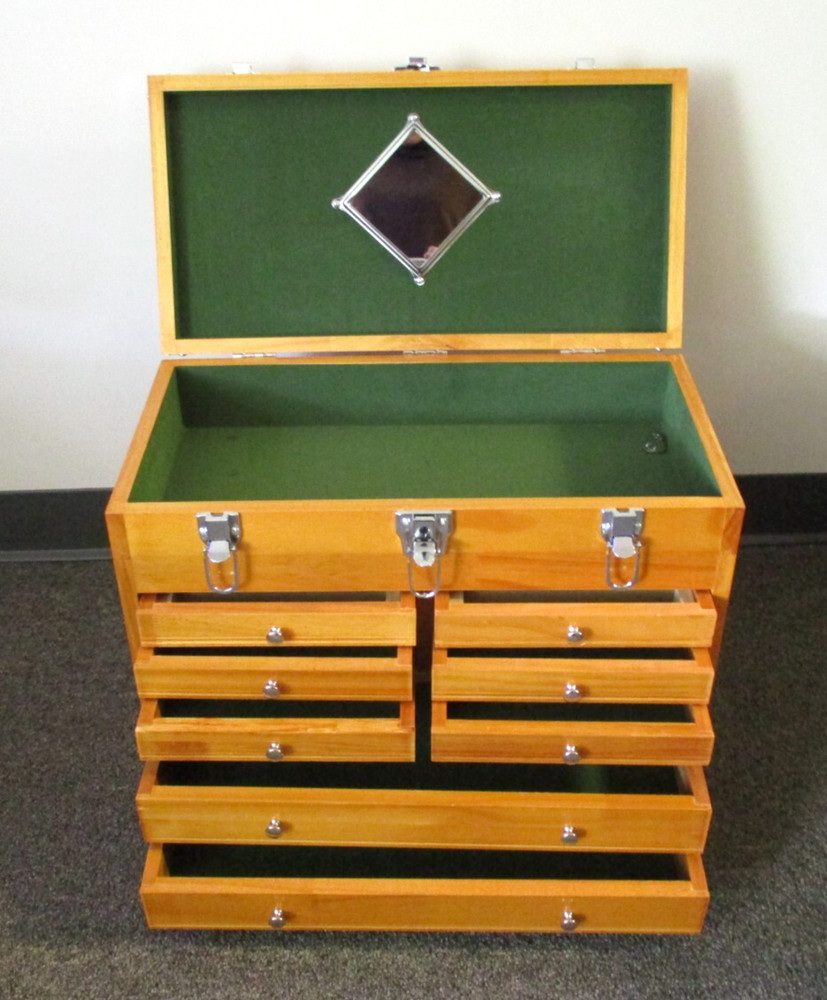 Wooden Mineral Storage Chest
