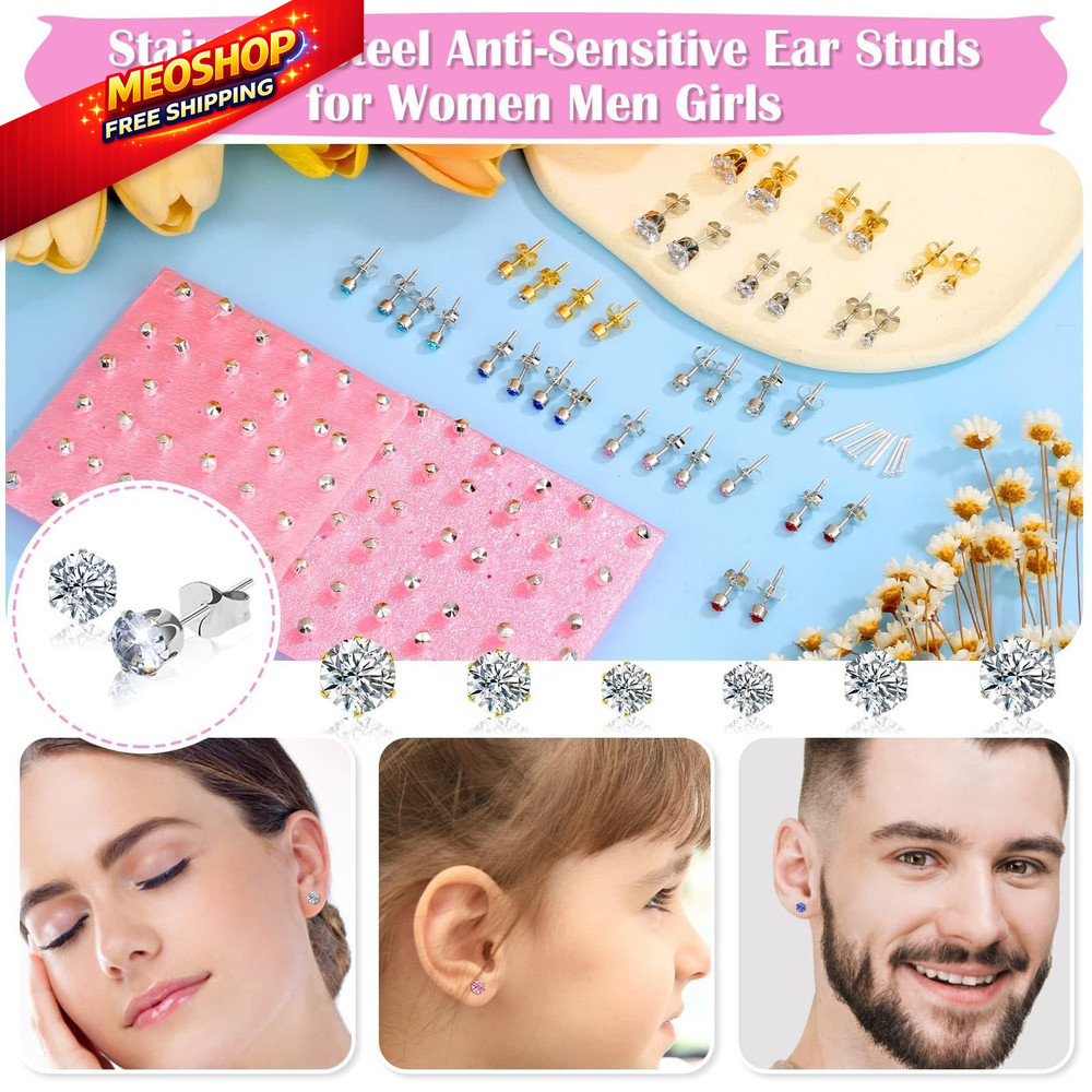 Ear Piercing Gun Kit, Reusable Nose Machine with Blue