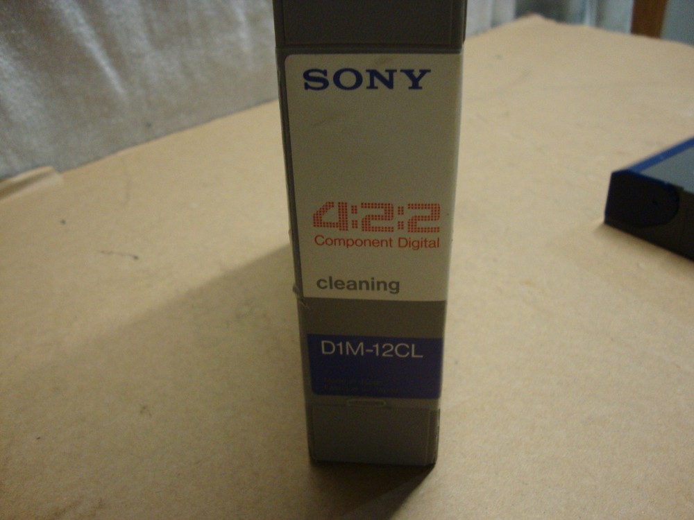 Sony D1M-12CL 4:2:2 Component Digital Cleaning Tape