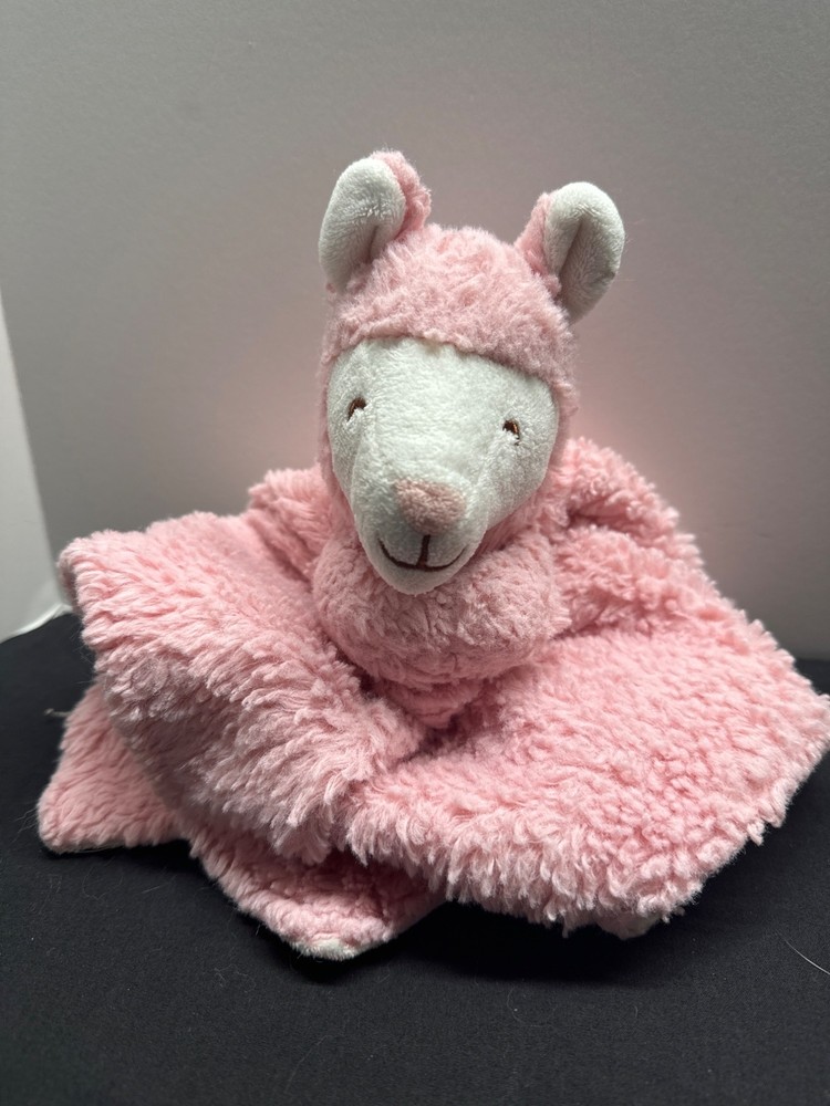 Carters Pink Llama Lovey Security Blanket For Babies HTF