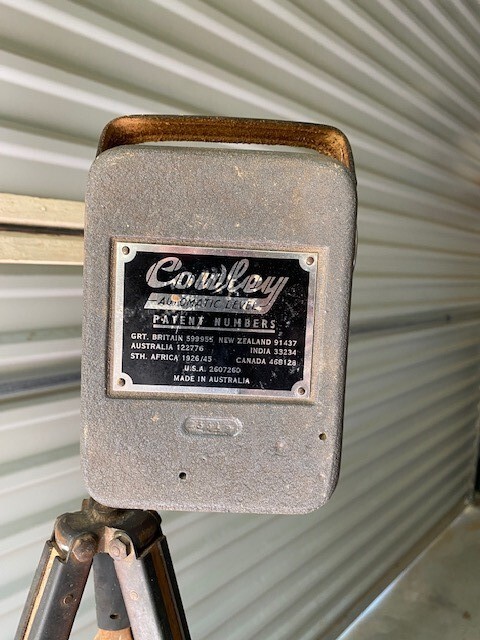 Vintage Cowley automatic level
