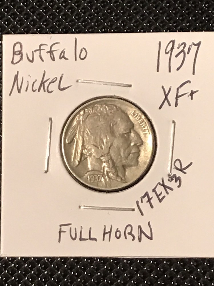 1937 Buffalo Nickel  XF+