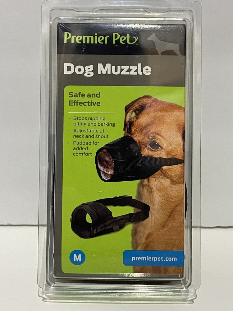 Premier Pet Dog Muzzle Size Medium For Sizes 8-9"