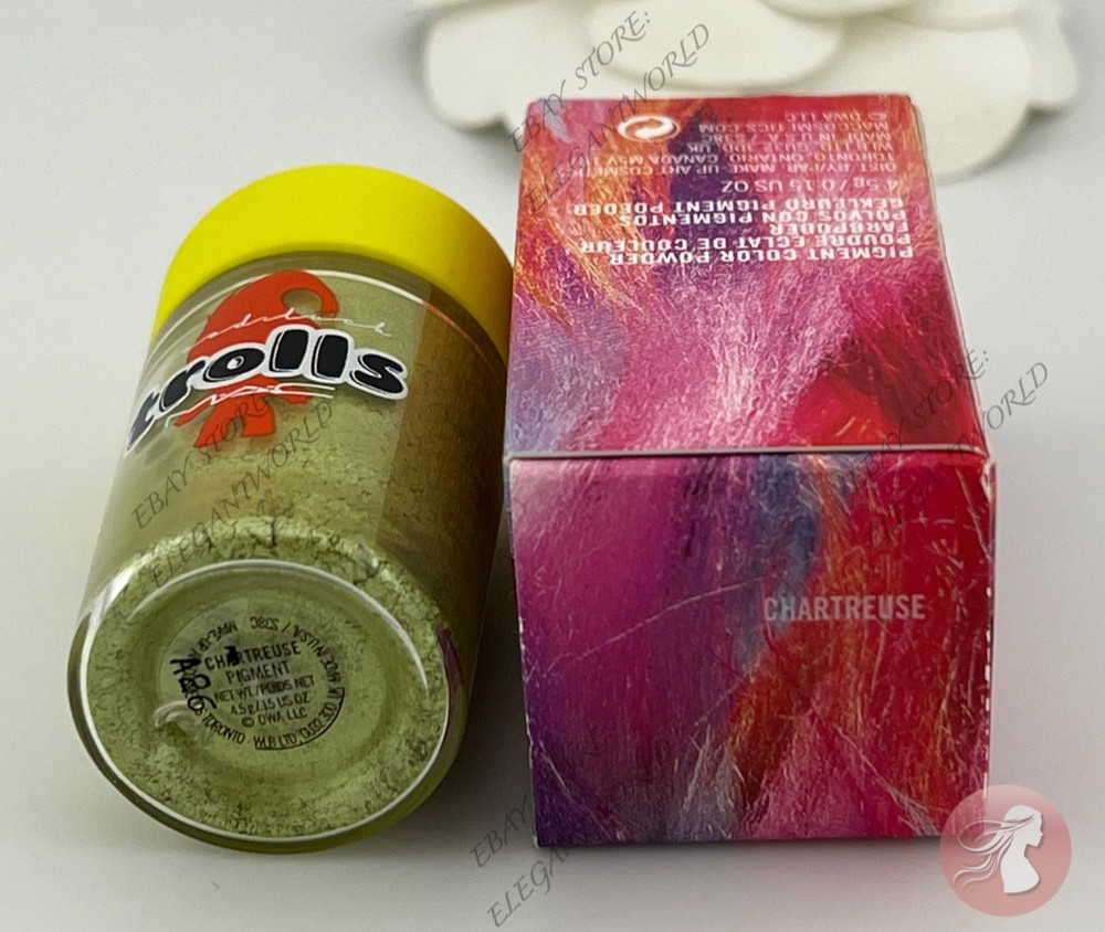 MAC Trolls Pigment CHARTREUSE, New In Box 100% AUTHENTIC