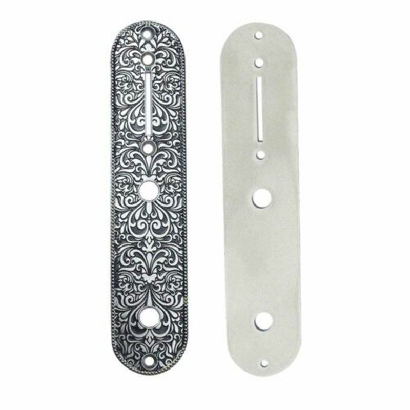 6 String Guitar Saddle Bridge Volume Control Plate for Fender Telecaster