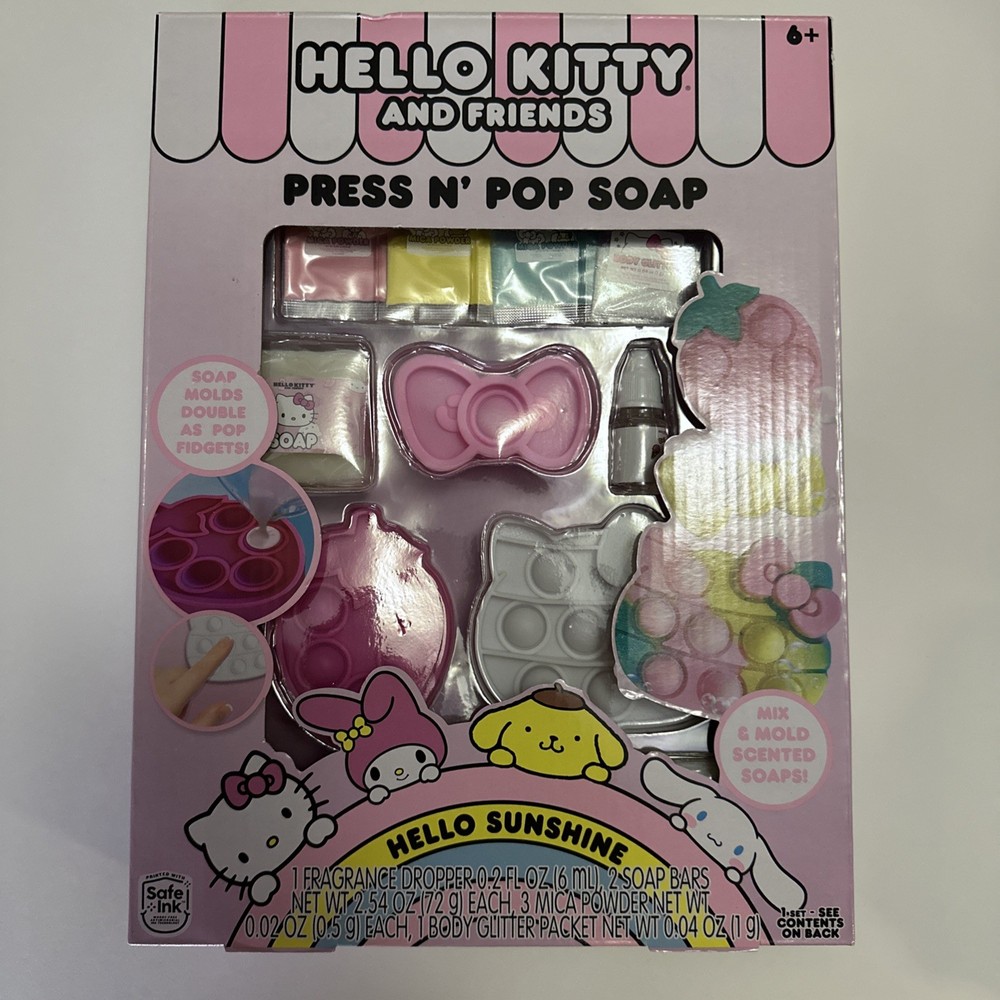 Hello Kitty® Press N' Pop Soap Kit NEW