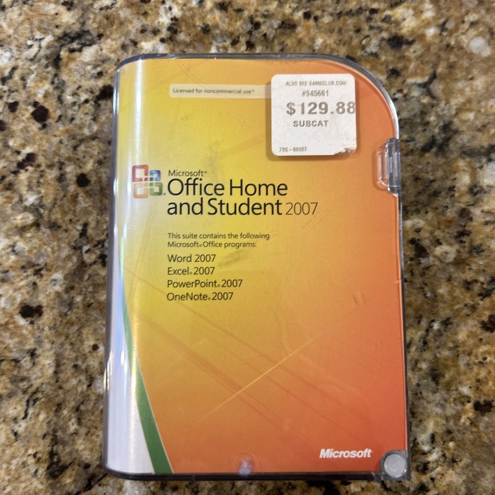 Microsoft Office Home and Student 2007 (79G-00007) *Read Description*