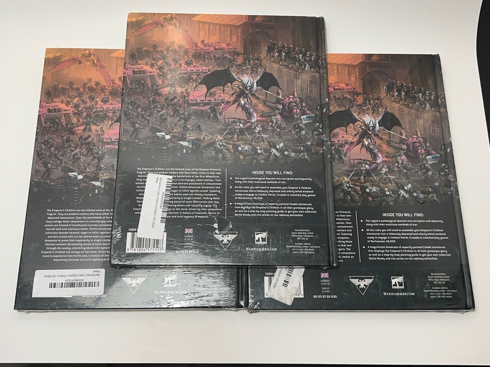 Warhammer 40k Codex: Emperor's Children- Brand New!