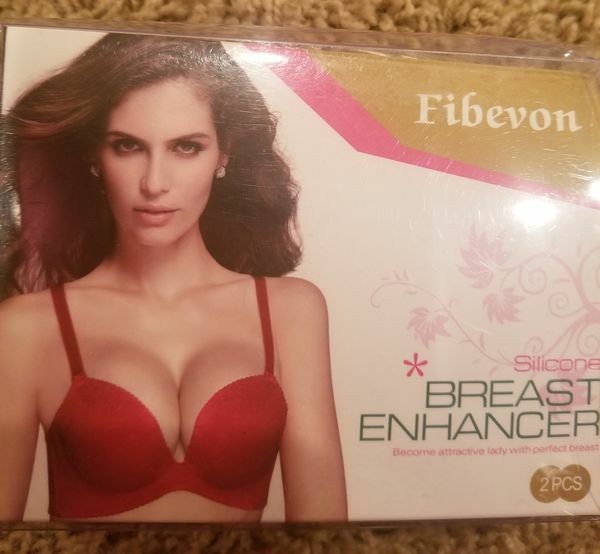 Fibevon Bra Insert Enhancers Silicone , 1pair