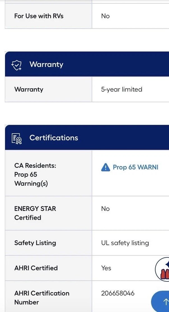 AO Smith Signature Series 240 Volt 18KW 3.5 GPM Tankless Electric Water Heater