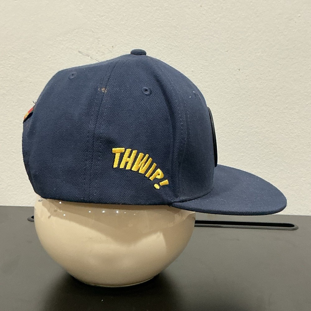 Marvel Spider-Man Lids Exclusive Snapback Hat Navy Blue Comic Panel Underbrim