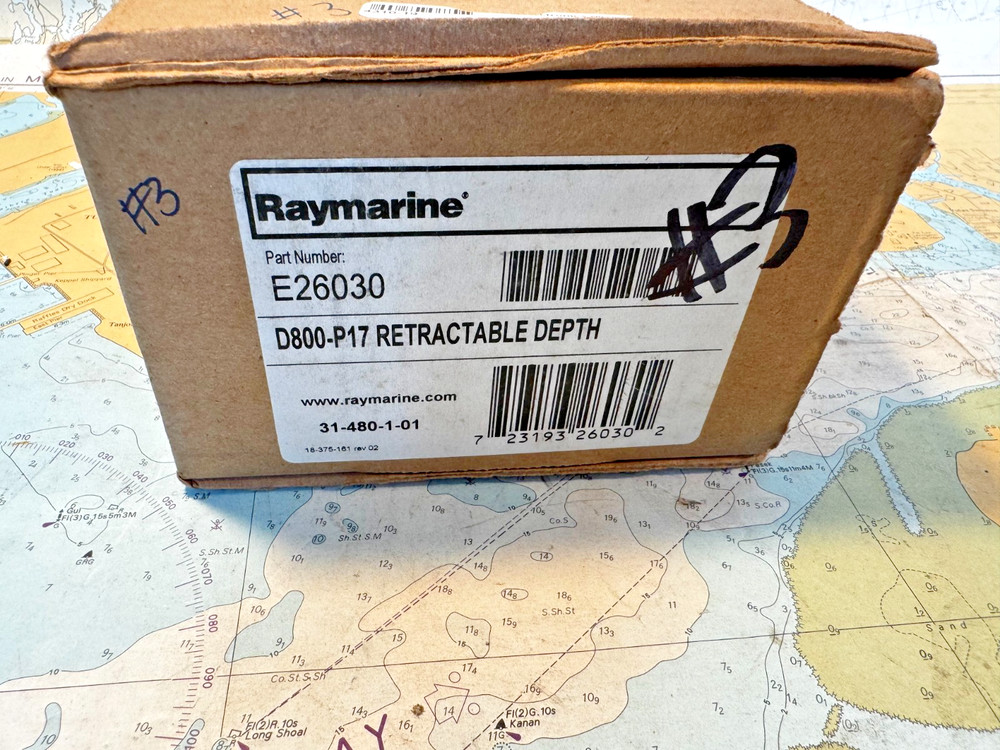 Raymarine E26030 Thru-Hull Depth Transducer - Retractable E800-P17 FAST FREIGHT!