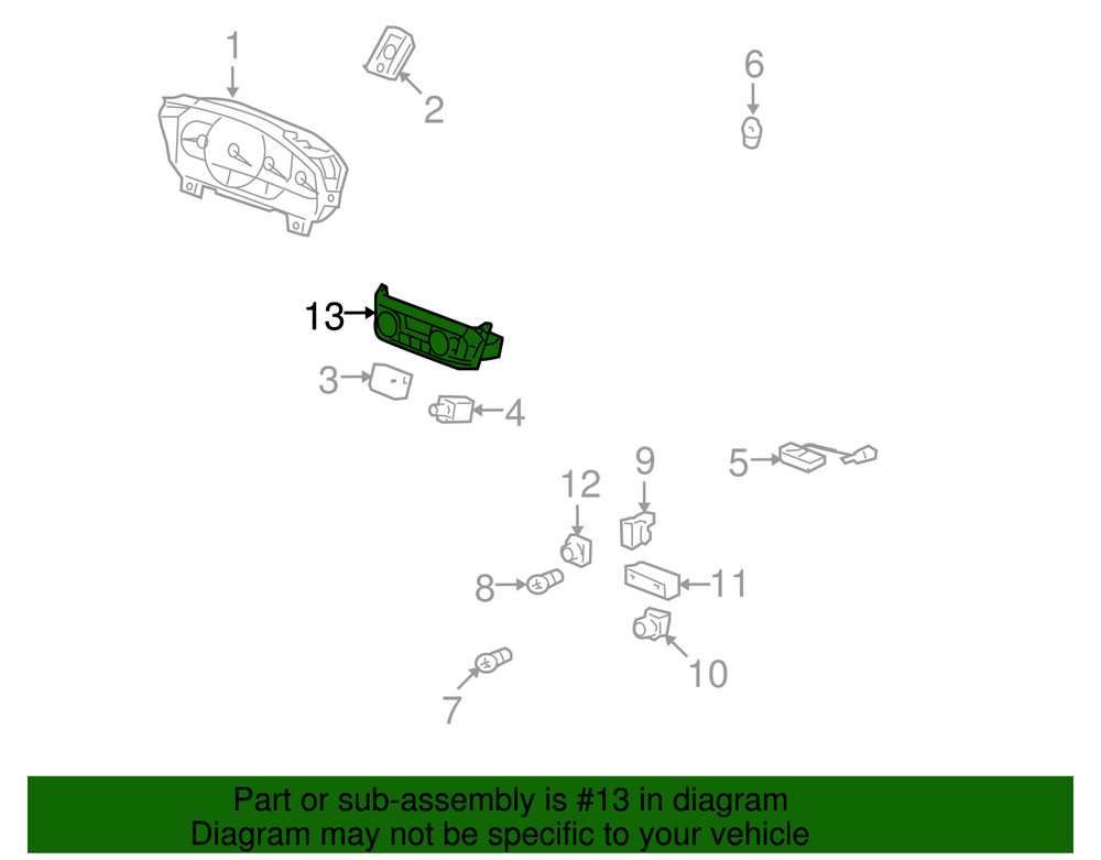 Genuine GM Heater Control 15894095