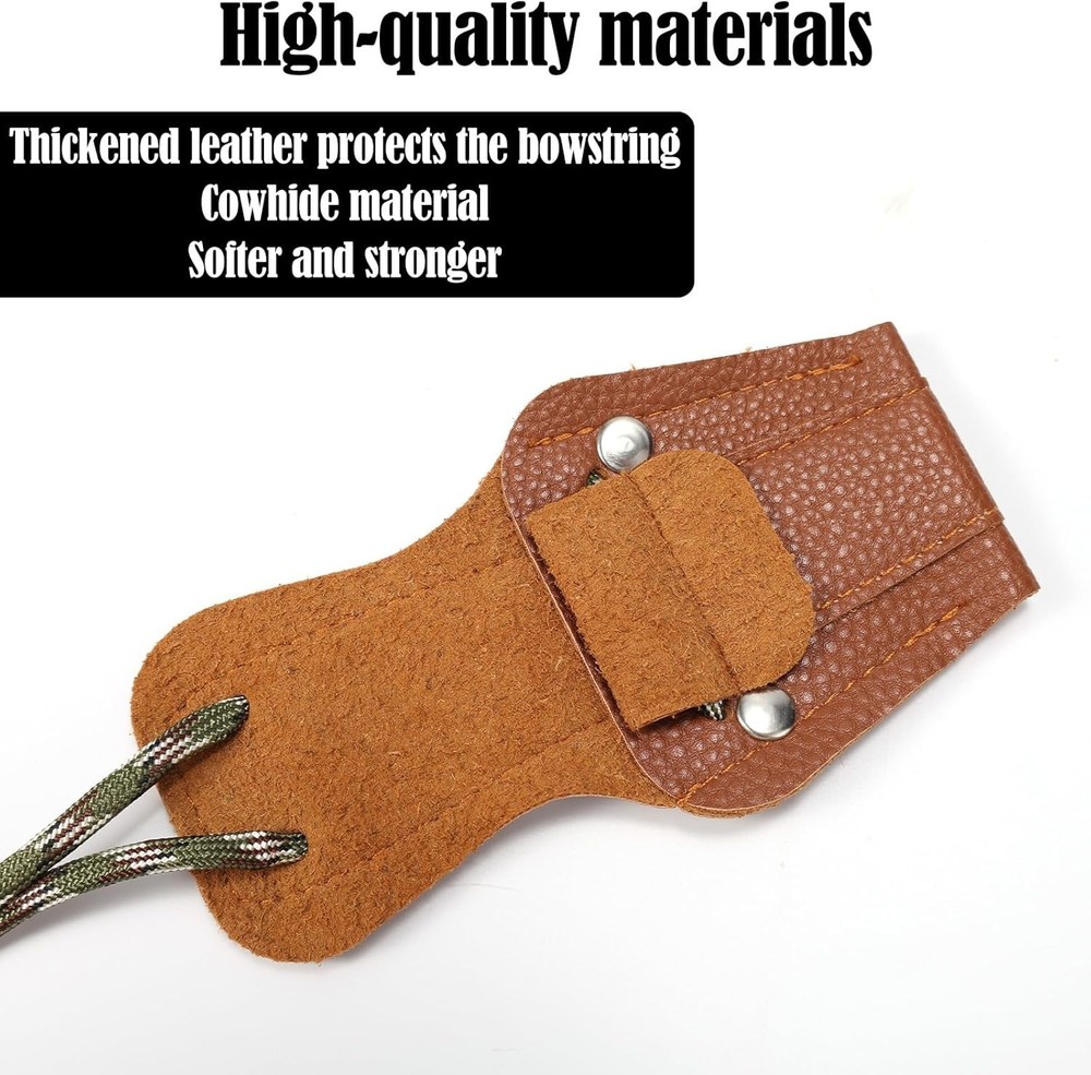 Leather Bow Stringing Tool with Non-Slip Grip - Pro Archery Accessory