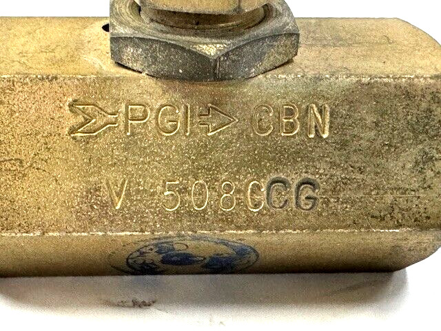 PGI NEEDLE VALVE V508CCG 1/2" X 1/2" THREADED FITTING