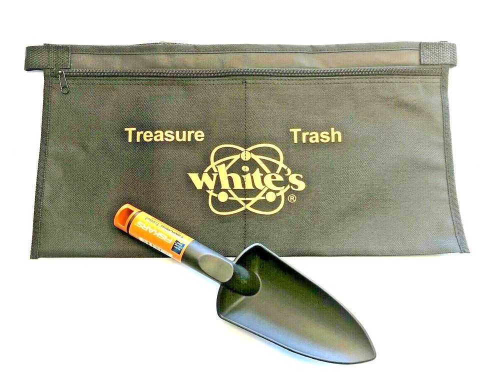 Metal Detecting Digging Kit w/ Deluxe Apron & Digger