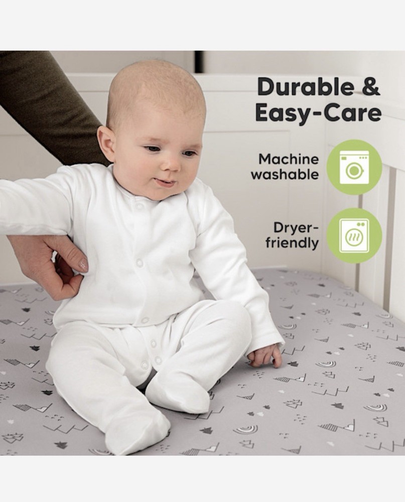 Keababies Soothe Fitted Crib Sheets Cove