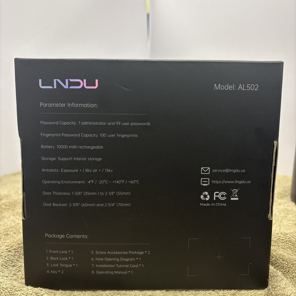 LNDU Video Smart Lock