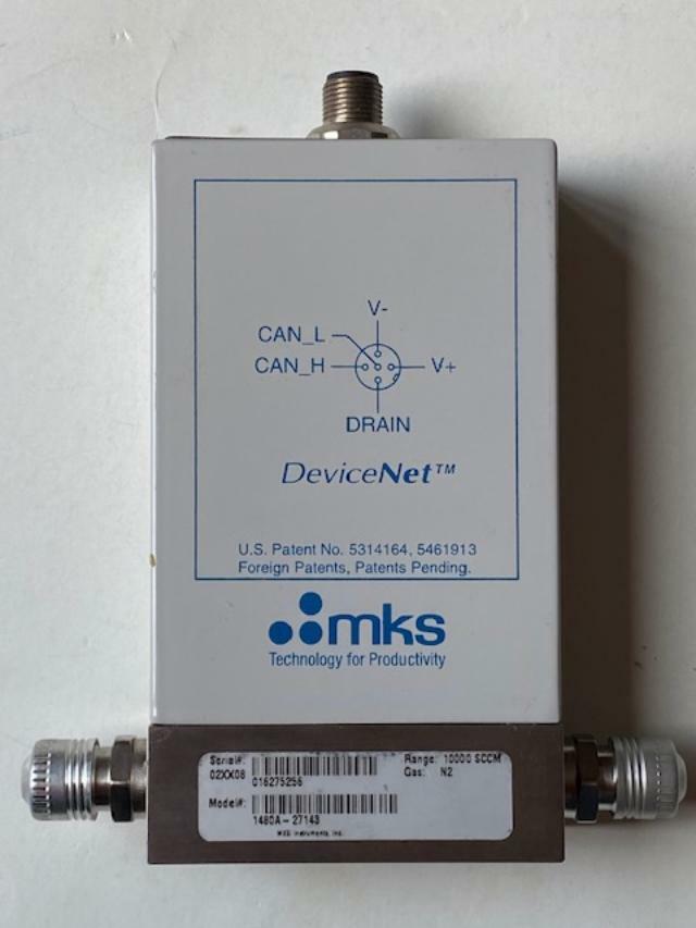 MKS 1482A MASS FLOW CONTROLLER GAS N2 RANGE 10000 SCCM