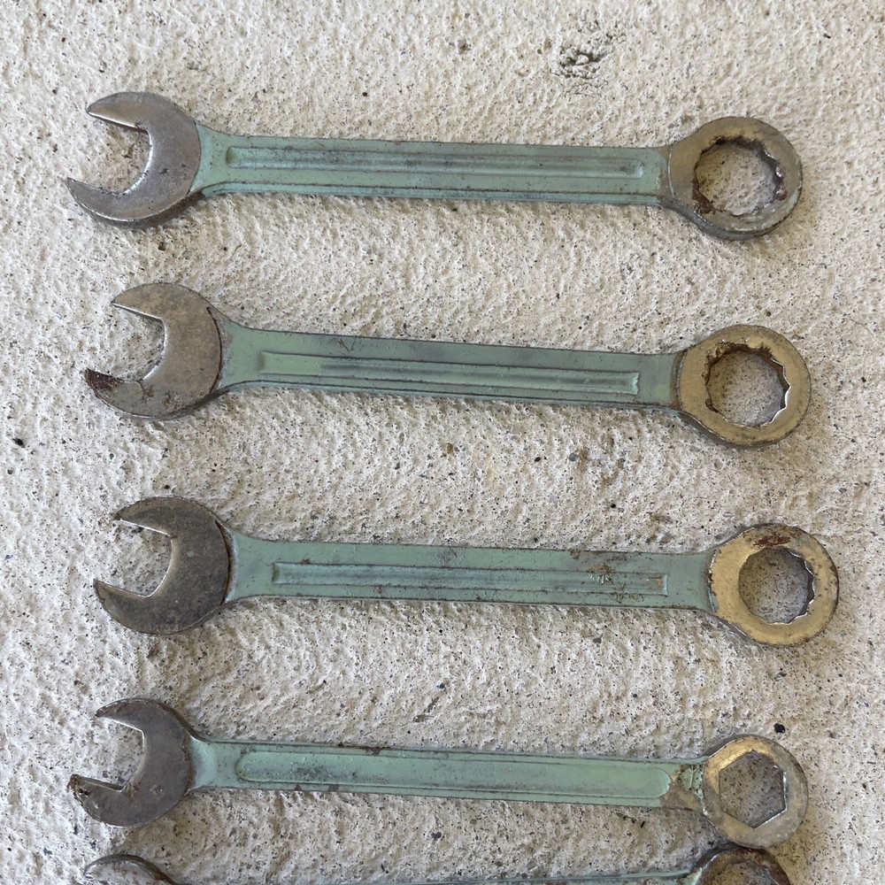 Vintage Oxwall Meteor Ignition Wrench 9 Mini Combination Wrenches, USA