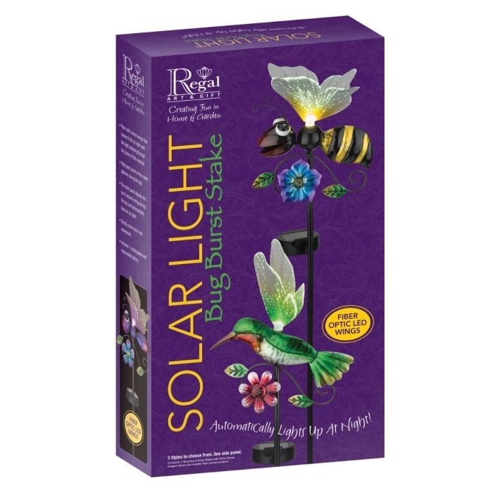 Bug Burst Solar Stakes by Regal (3 Options)