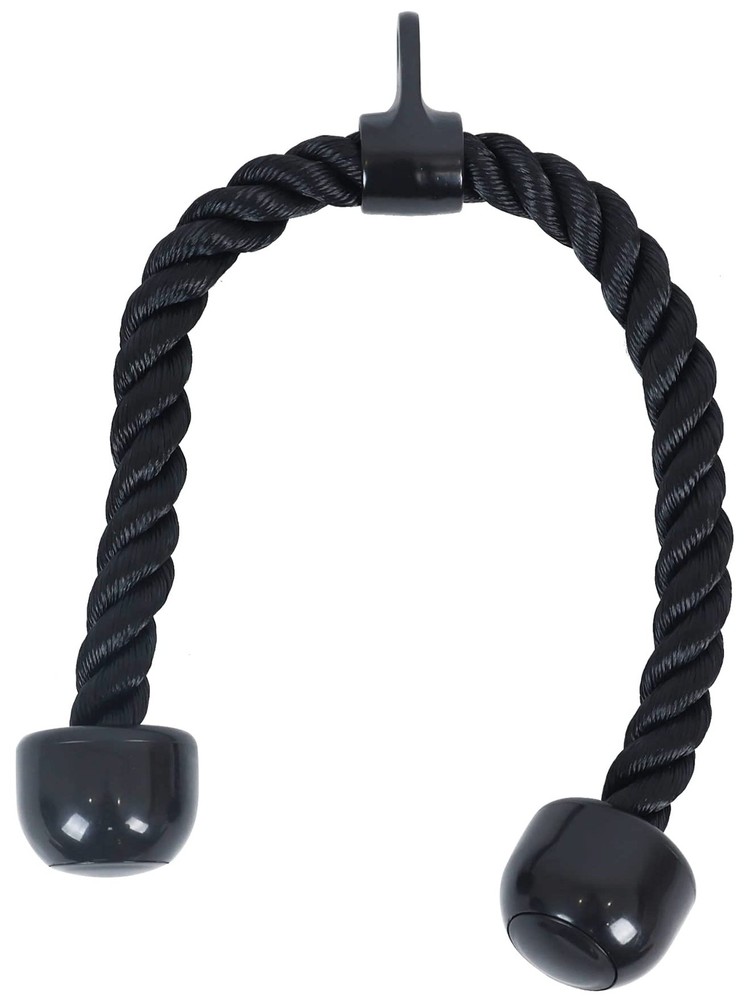 Fitvids Tricep Press Down Cable Attachment, LAT Pulldown Regular, Black
