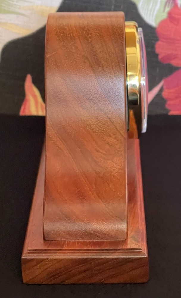 Martin & MacArthur Hawaii Koa Wood Mantle Clock
