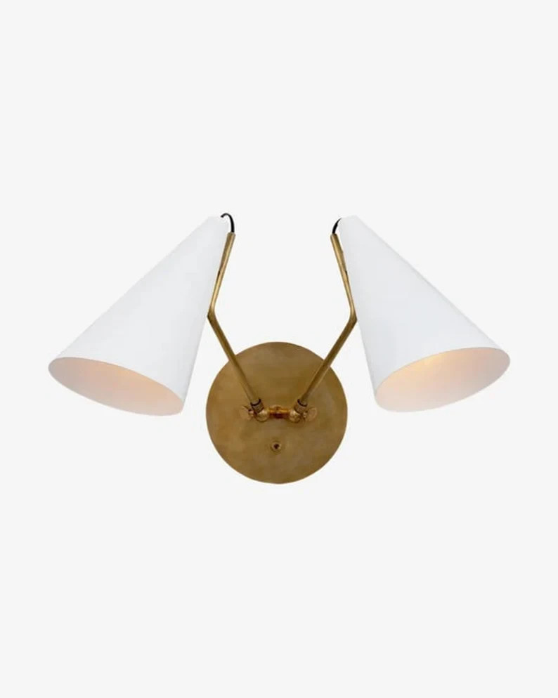 Clemente Double Sconce Wall Sconce Adjustable Wall Lamp