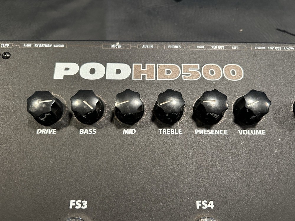 Line 6 Pod HD500 Guitar Multi-Effects Processor-NO P/S-Includes gig bag