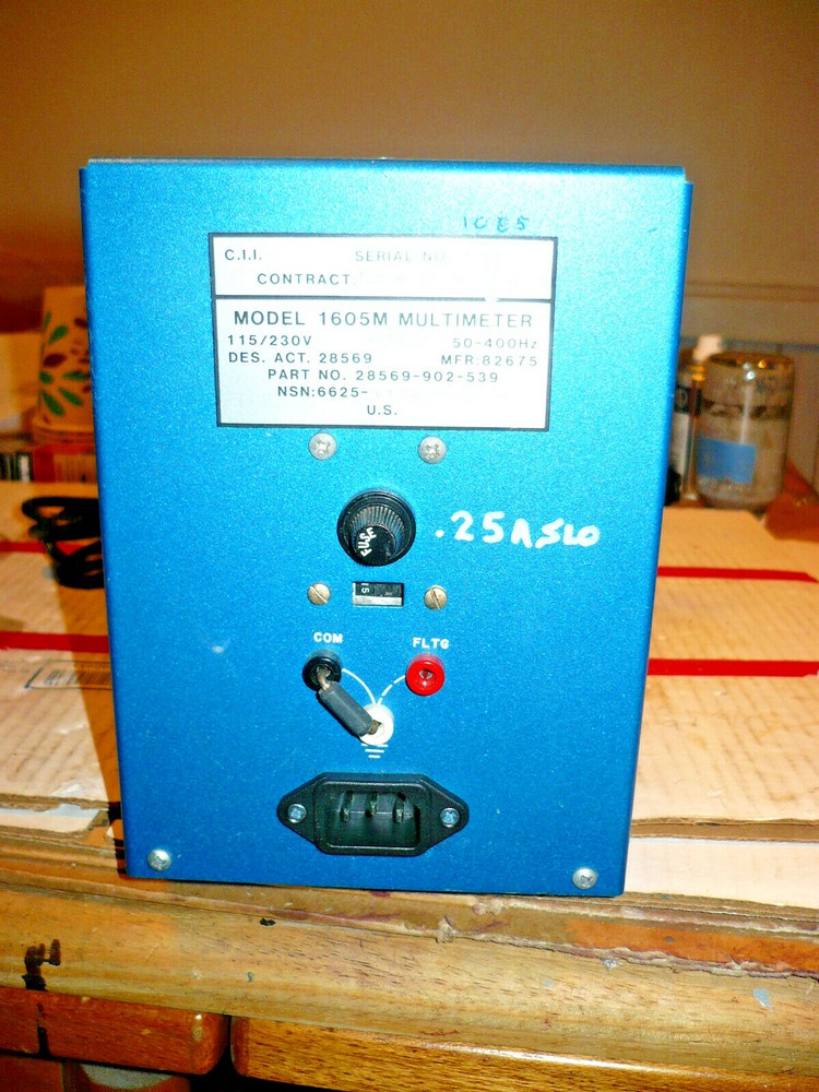 Hickok 1605M Solid State VTVM, with HP RF Probe
