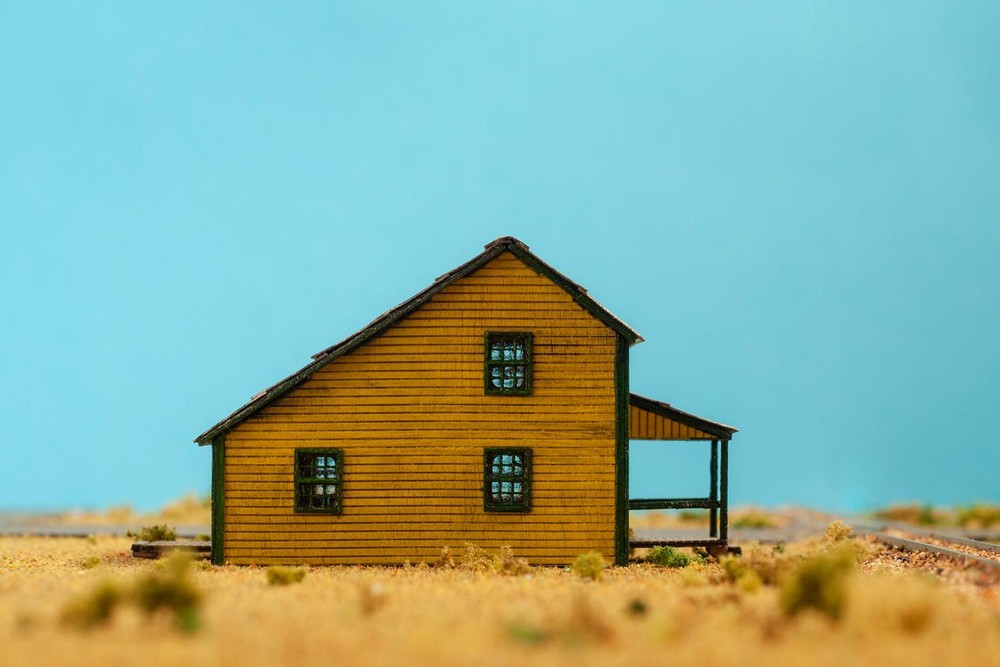 Z Scale Laser Cut Railroad Section House 1 KIT