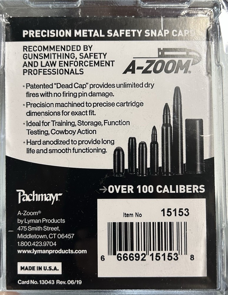 32 Auto A-Zoom Snap Cap