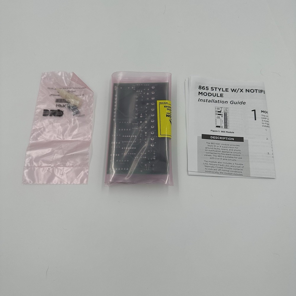 DMP 865 Style W/X Notification Module NAC Fire Alarm Interface New Open Box
