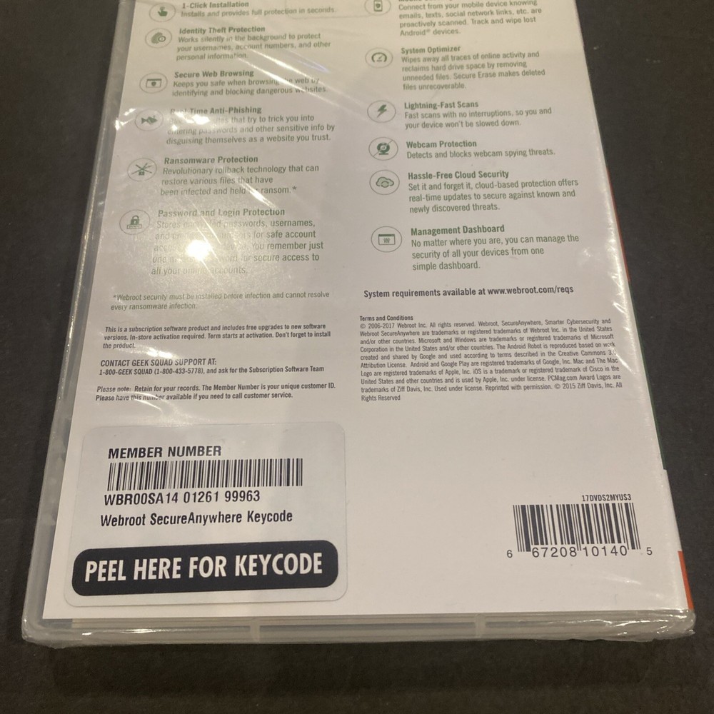 Webroot SecureAnywhere Internet Security - Full Version for Windows & Mac