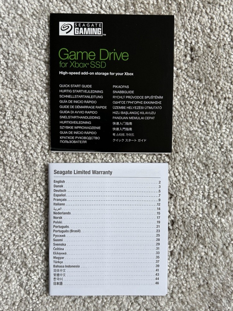 Seagate STLD1000400 1TB Game Drive for Xbox Solid State Drive SSD SRD0LF3 Tested