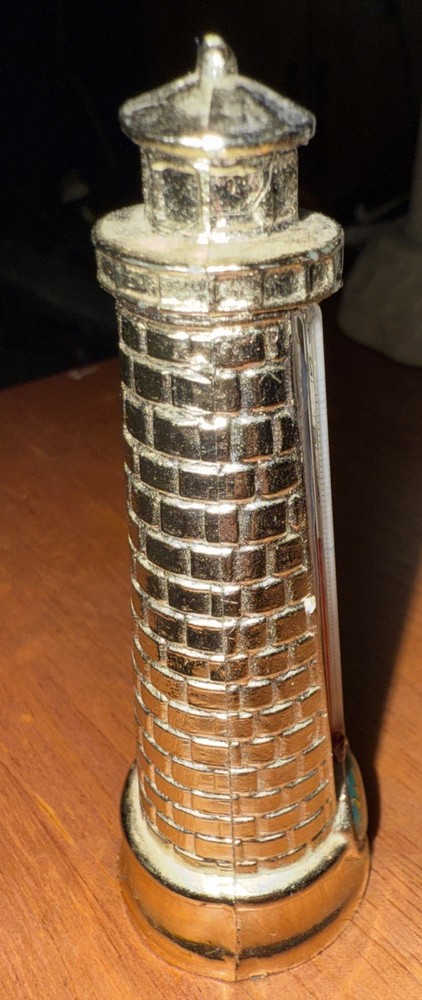 Lighthouse Silver Thermometer