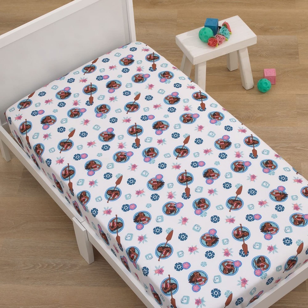 Disney Moana Fitted Crib Sheet 100% Soft Microfiber