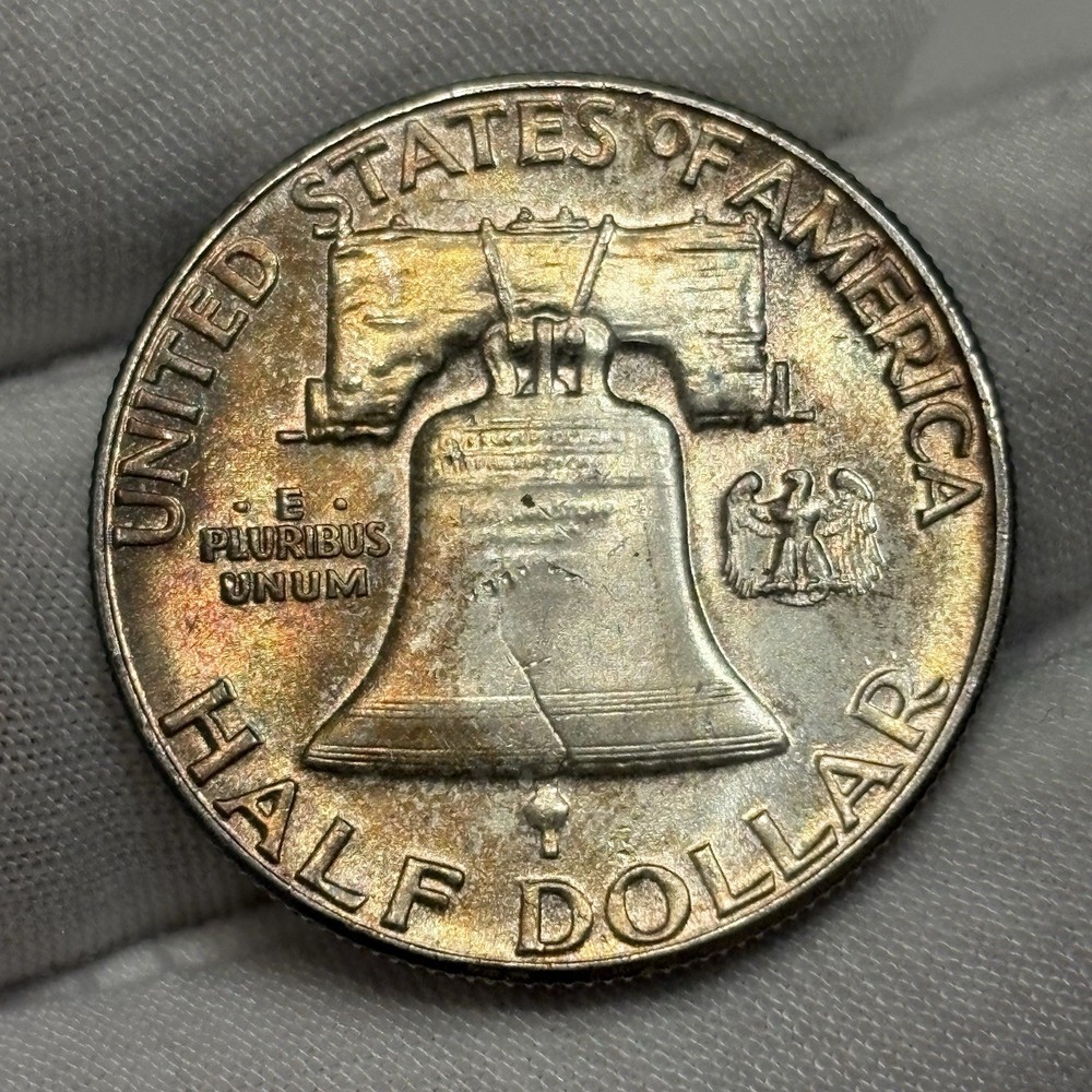 1962 50C Franklin Half Dollar Unc