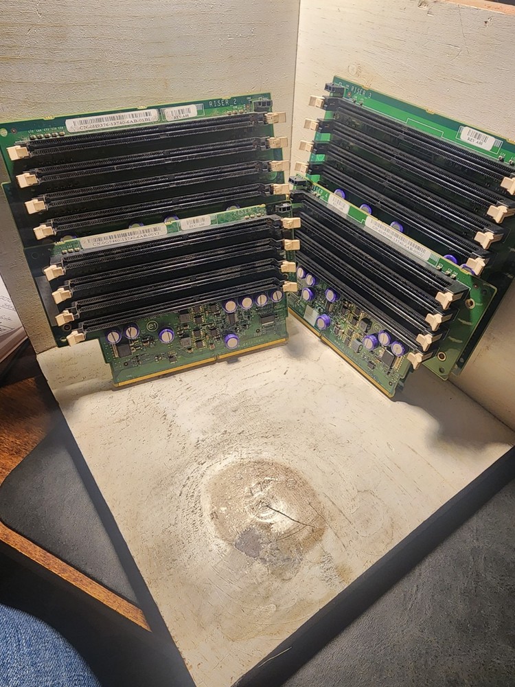 Dell Precision 690 RAM Riser Pair + Support Caddy – Tested Working, Clean Pull