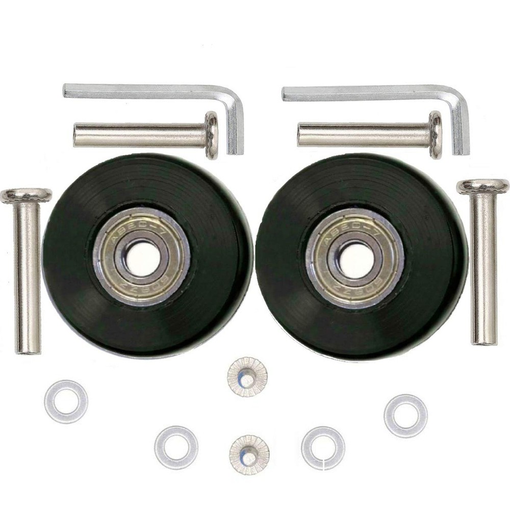 ORO 1 Pair Luggage Wheels Replacement 54mm Case Wheels with 8mm Bearings for ...