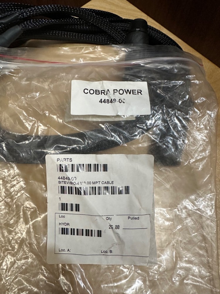 Trimble Cobra Machine Control Cable: SiteVision Auto Option MPT Cable