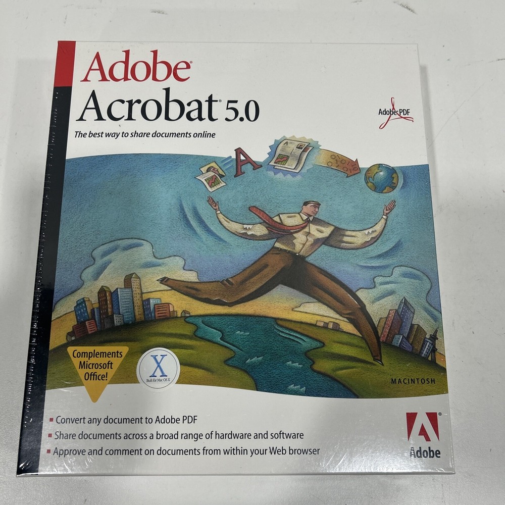 New-Sealed Adobe Acrobat 5.0